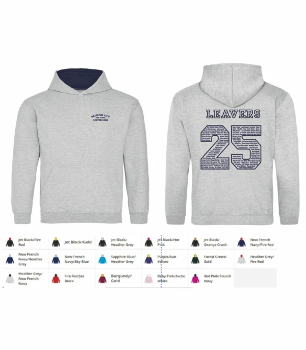 School Leavers JH003B  Varsity Hood Youth Sizes from £15.66
